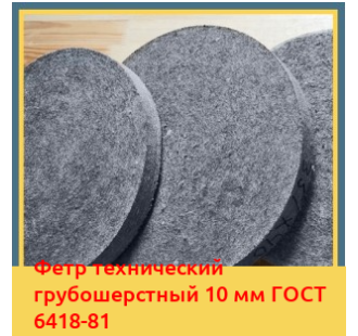 Фетр технический грубошерстный 10 мм ГОСТ 6418-81 в Павлодаре