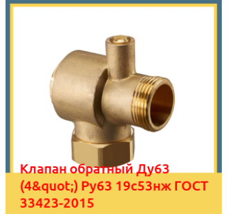 Клапан обратный Ду63 (4") Ру63 19с53нж ГОСТ 33423-2015 в Павлодаре