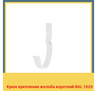 Крюк крепления желоба короткий RAL 1020 в Павлодаре