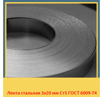 Лента стальная 3х20 мм Ст5 ГОСТ 6009-74 в Павлодаре