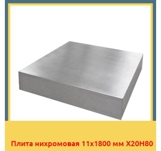 Плита нихромовая 11х1800 мм Х20Н80 в Павлодаре