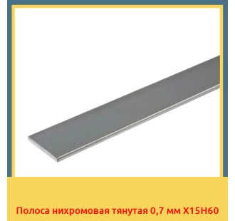 Полоса нихромовая тянутая 0,7 мм Х15Н60 в Павлодаре