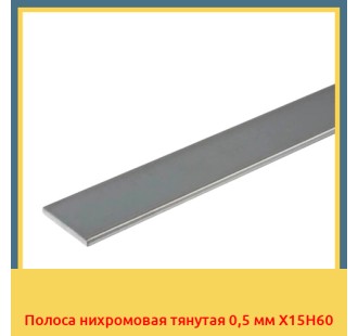 Полоса нихромовая тянутая 0,5 мм Х15Н60 в Павлодаре