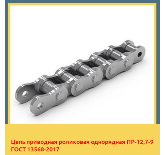 Цепь приводная роликовая однорядная ПР-12,7-9 ГОСТ 13568-2017 в Павлодаре