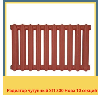 Радиатор чугунный STI 300 Нова 10 секций в Павлодаре