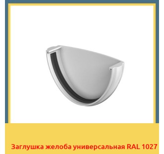 Заглушка желоба универсальная RAL 1027 в Павлодаре