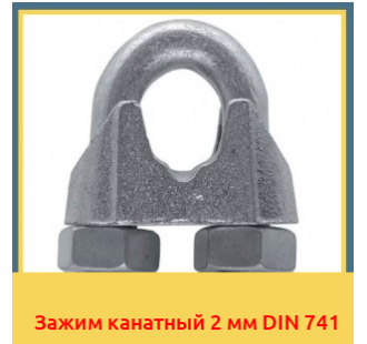 Зажим канатный 2 мм DIN 741 в Павлодаре